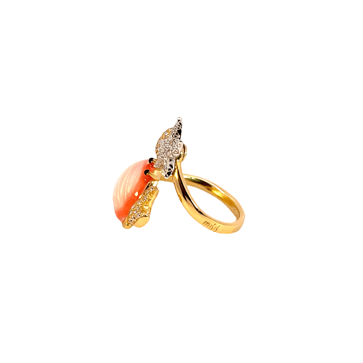 Crab & Starfish Statement Ring