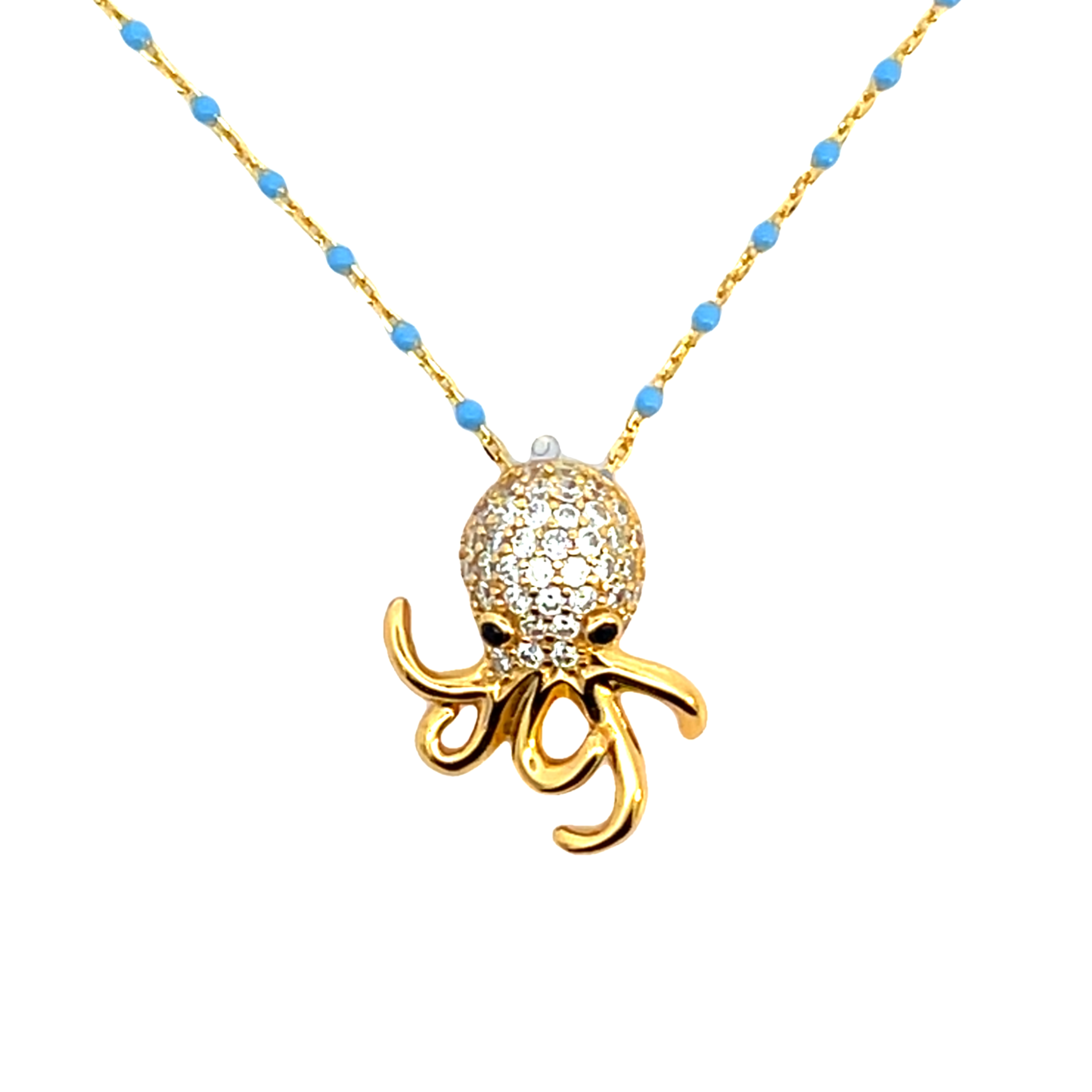 Charming Octopus Pendant Necklace