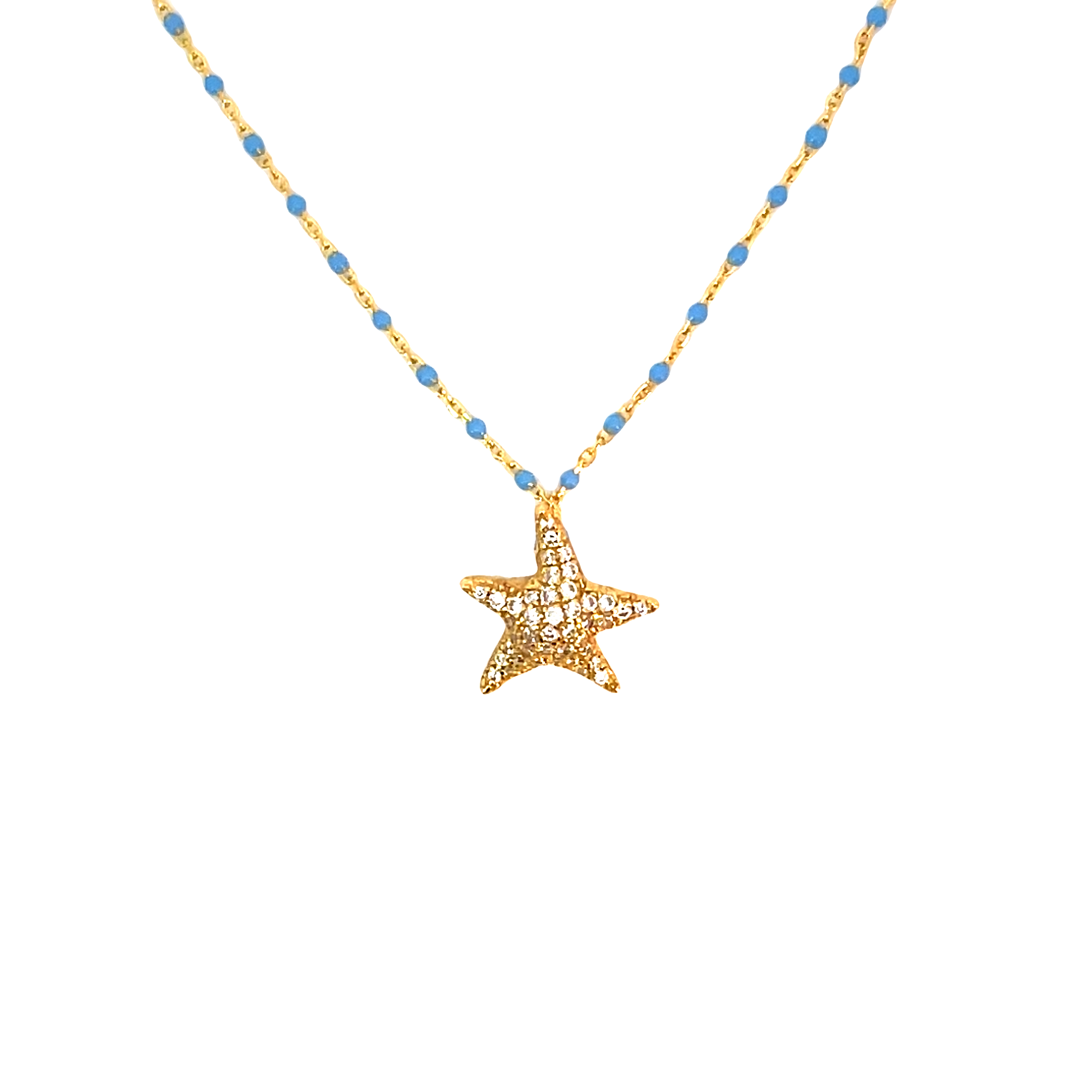 Elegant Starfish Pendant Necklace