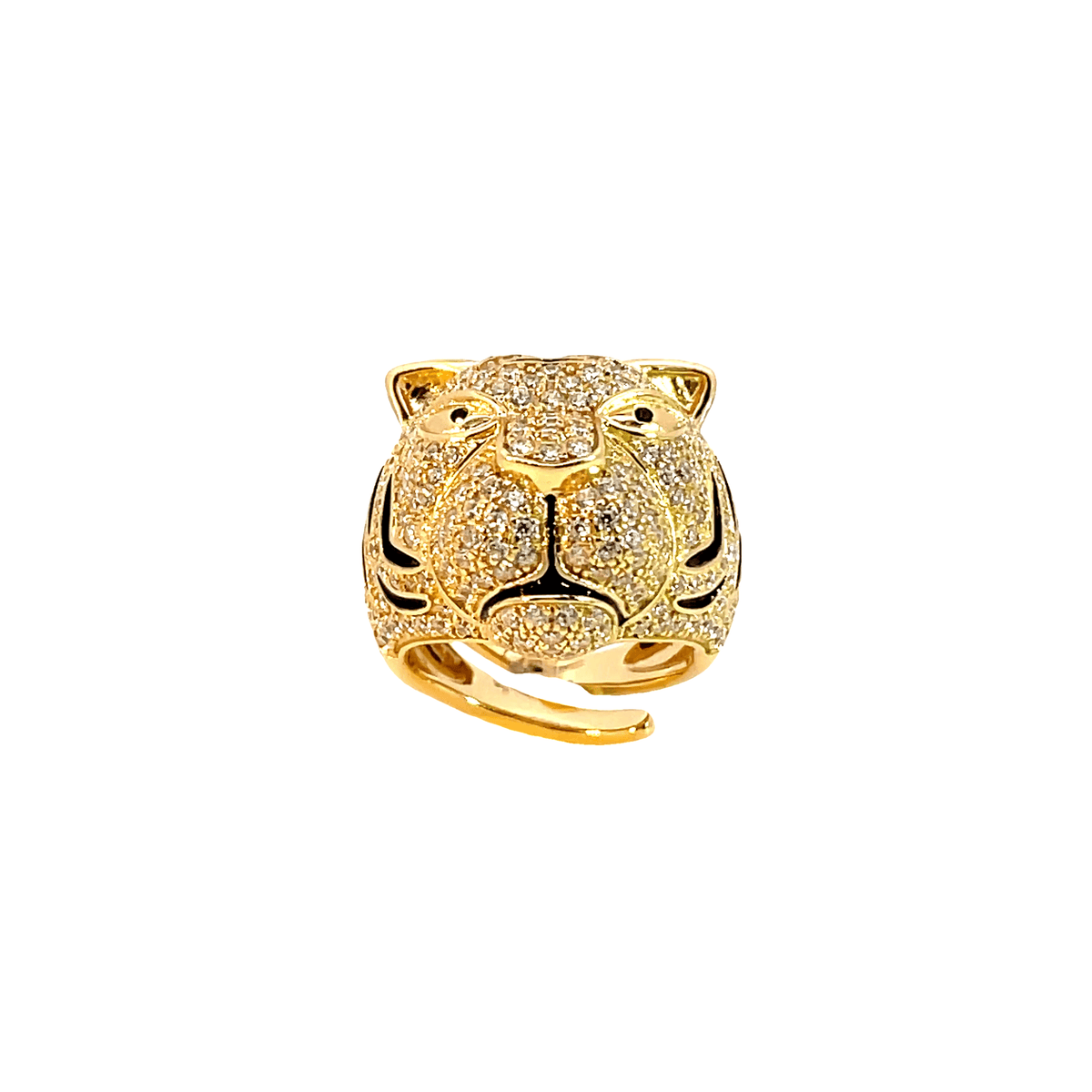 Statement Tiger Head Ring - Big