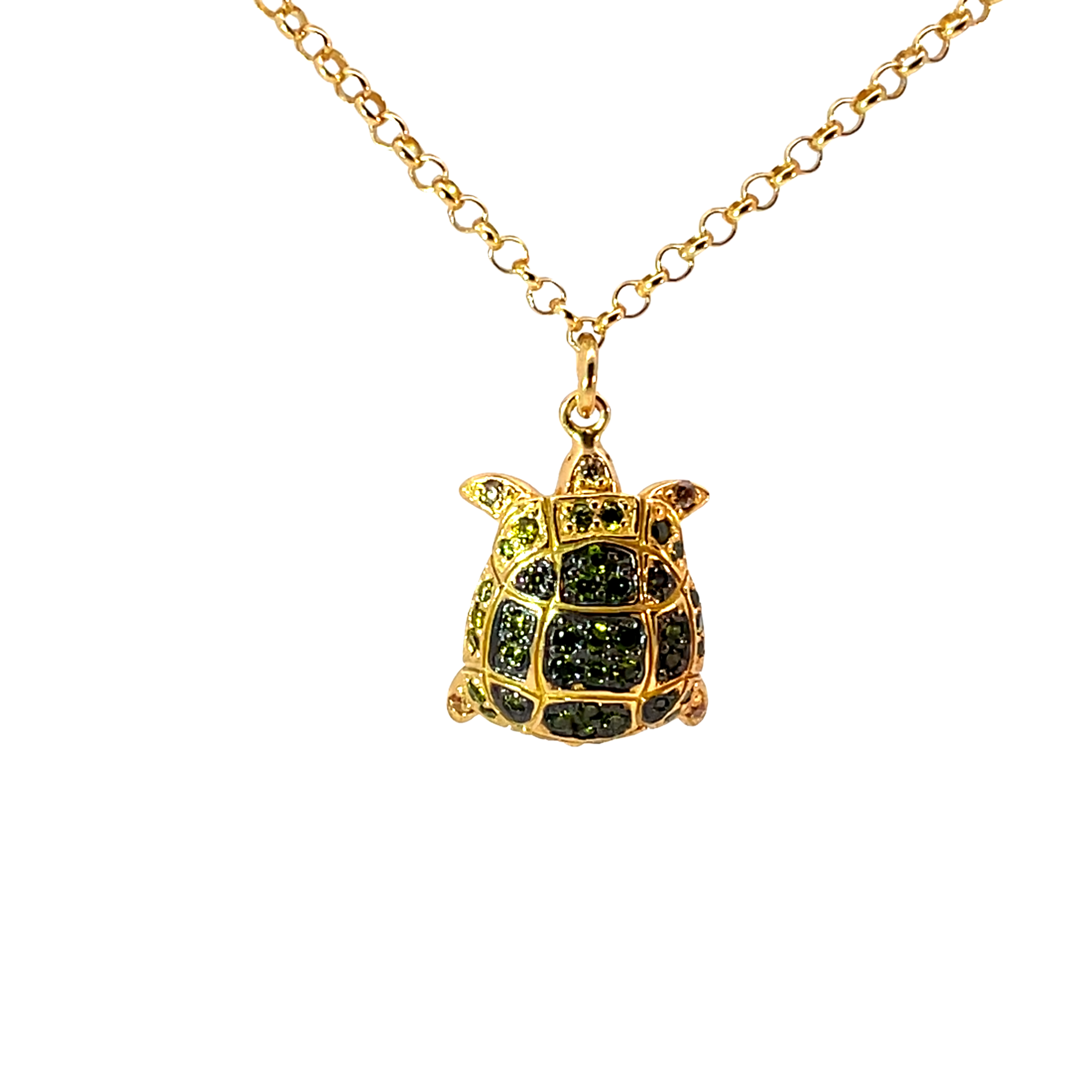 Charming Turtle Pendant Necklace