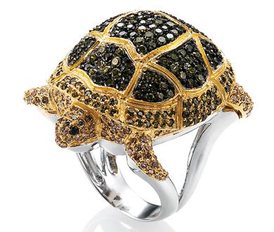 Turtle Statement Ring