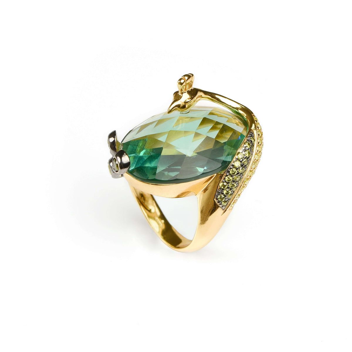 Peacock Statement Ring
