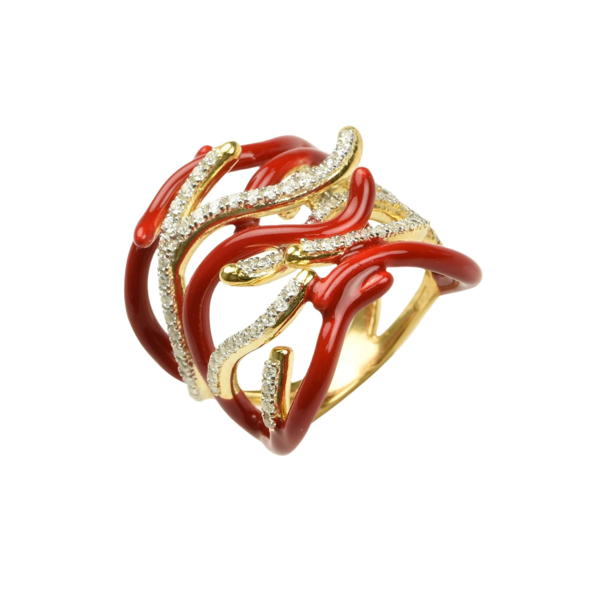 Coral Reef Ring (red)
