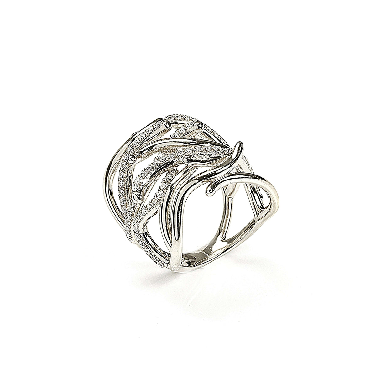 Coral Reef Ring (rhodium)