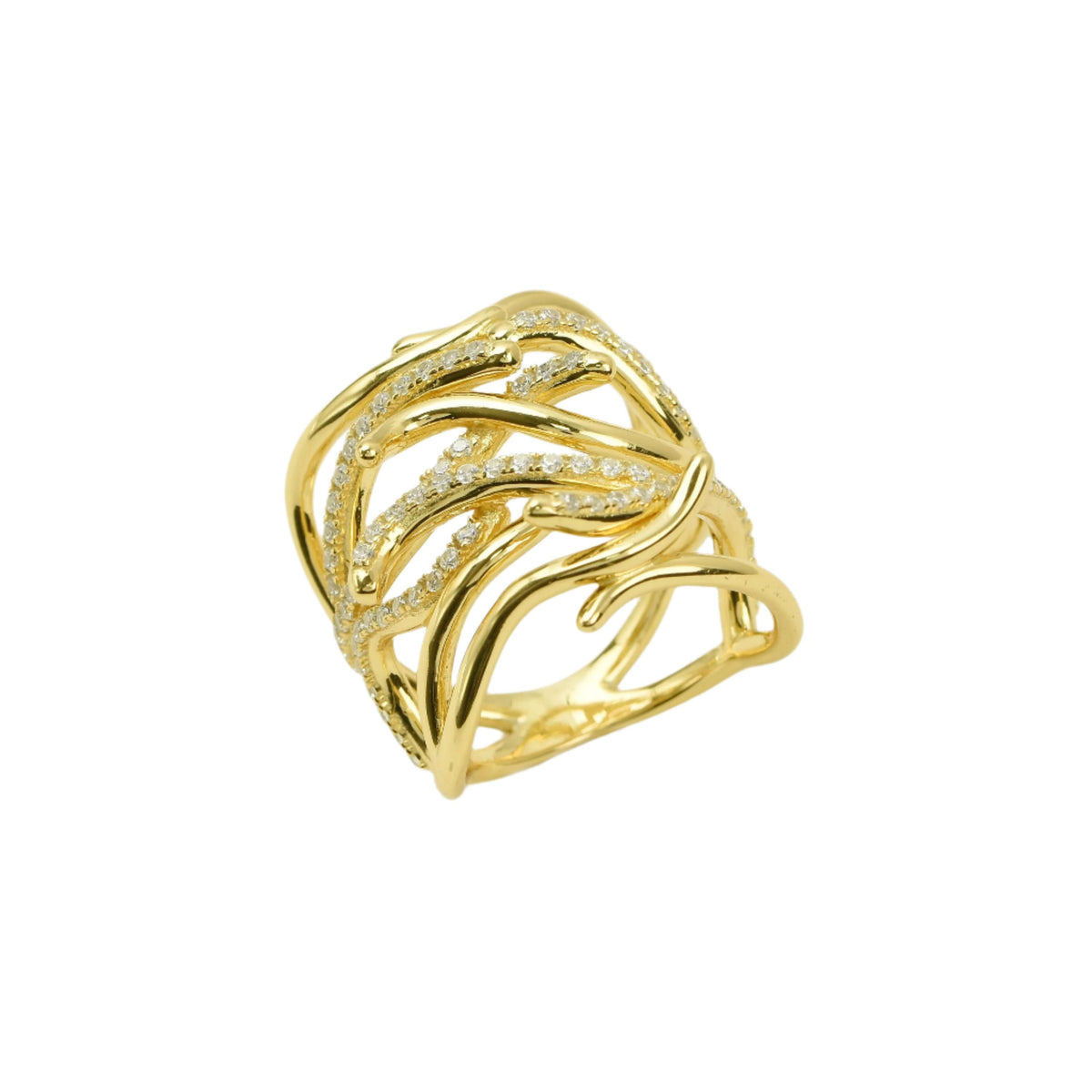 Coral Reef Ring (yellow gold)
