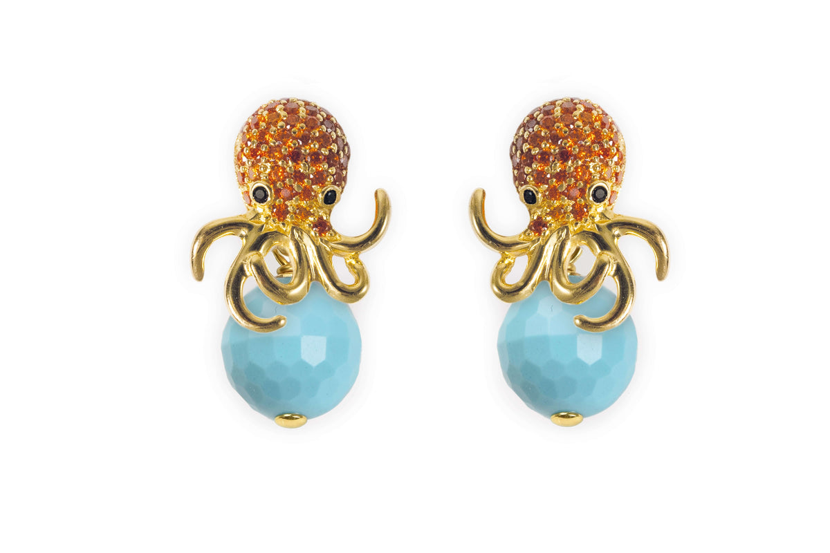 Statement Octopus Earrings