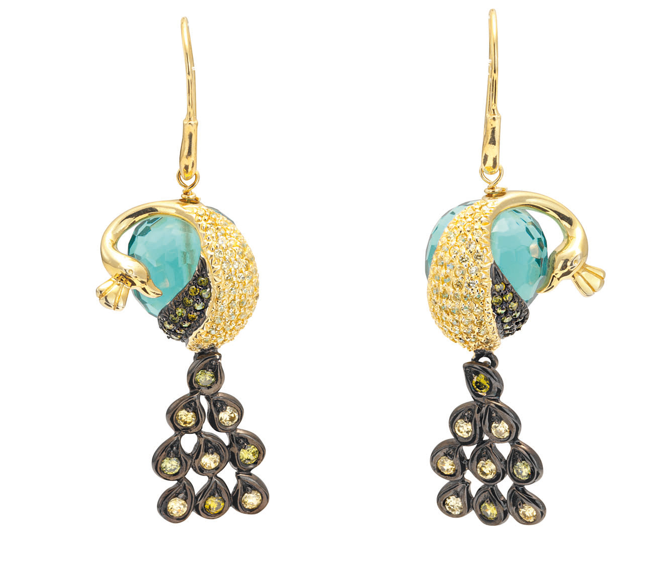 Peacock Earrings