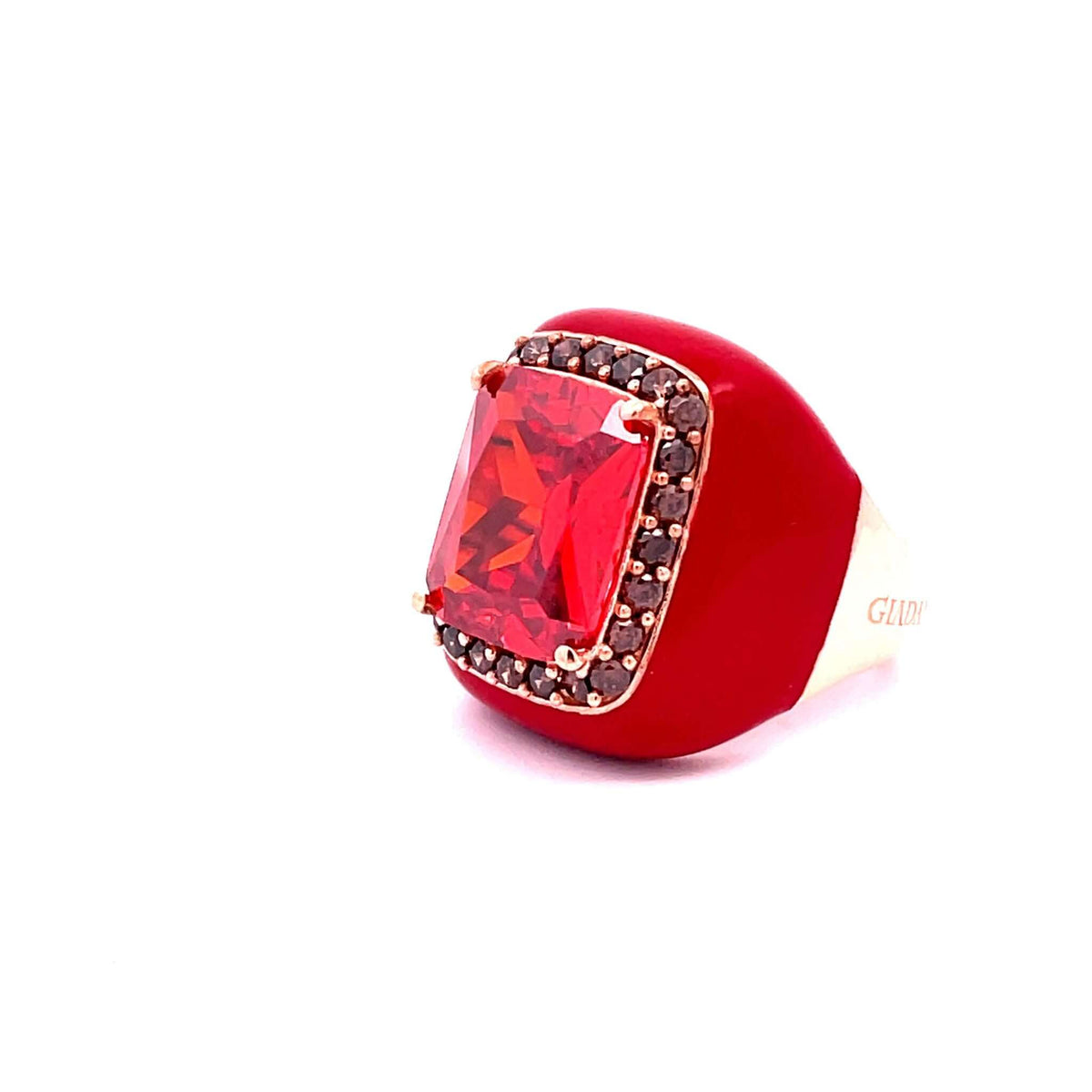 Sideview Statement ring red