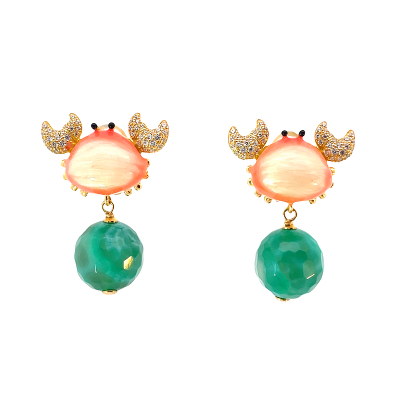 Crab Statement Earrings