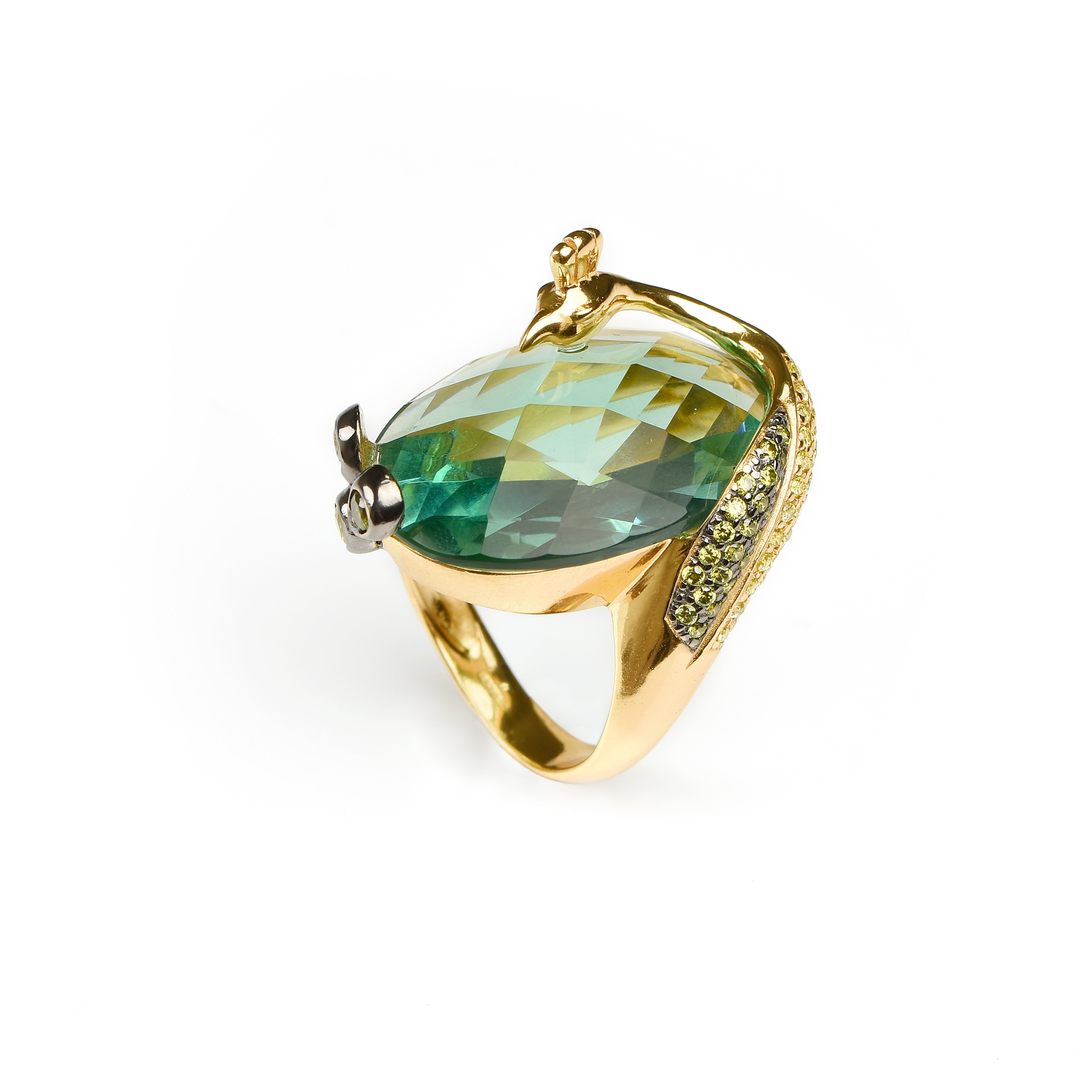 PEACOCK Statement Ring